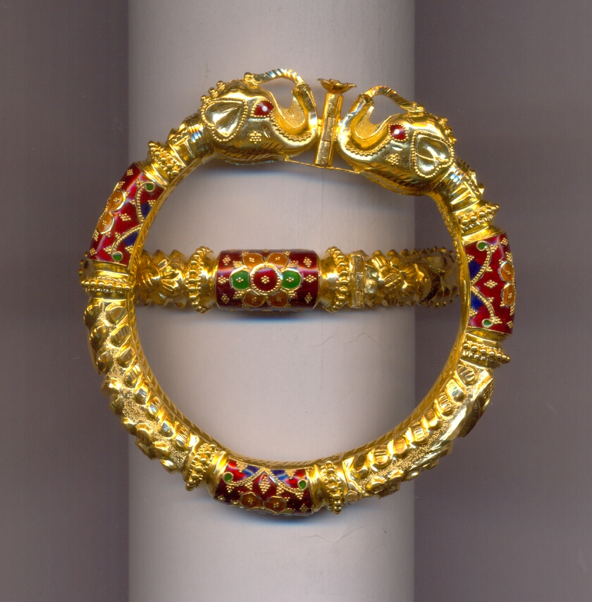 GOLD BANGLE PLAIN FANCY