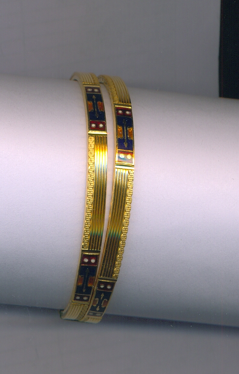 GOLD BANGLE PLAIN FANCY