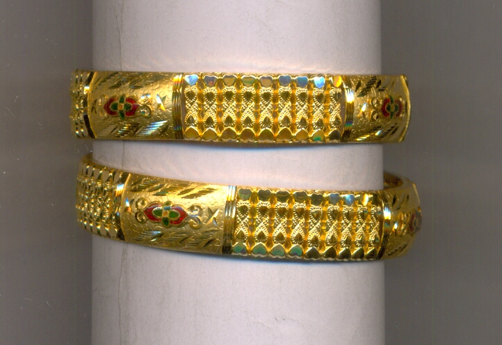 GOLD BANGLE PLAIN FANCY