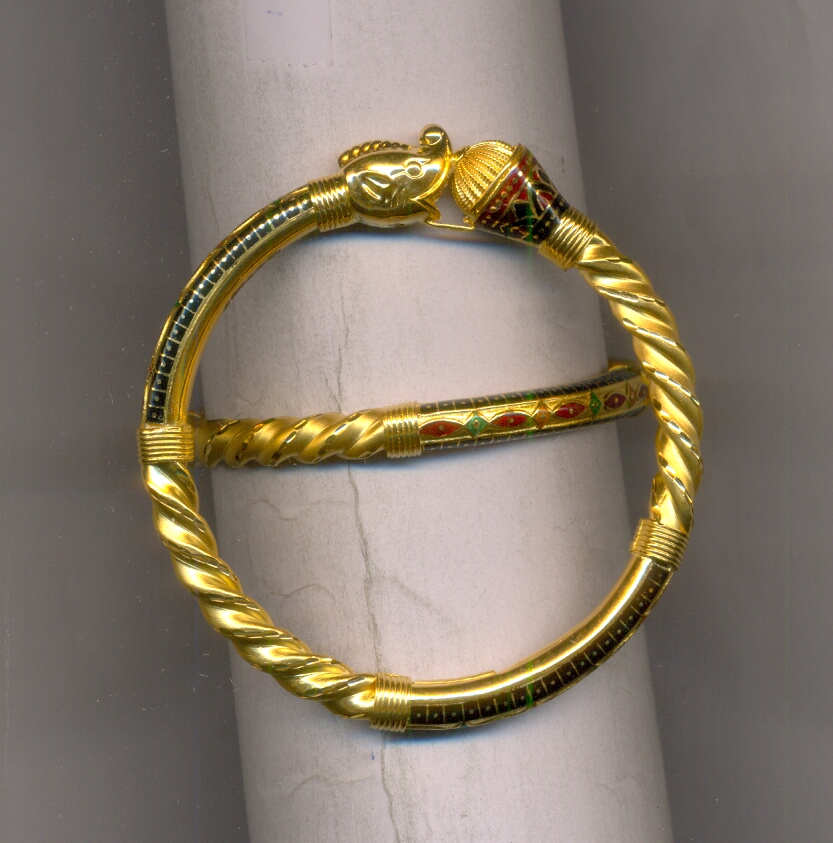 GOLD BANGLE PLAIN FANCY