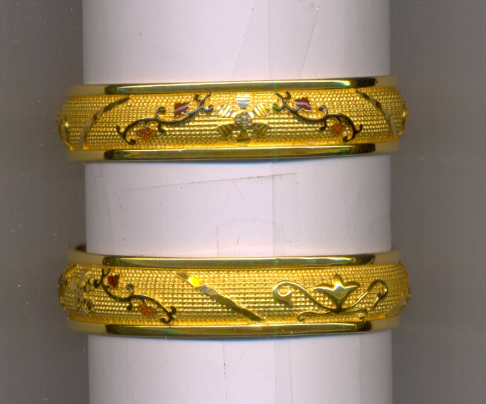 GOLD BANGLE PLAIN FANCY