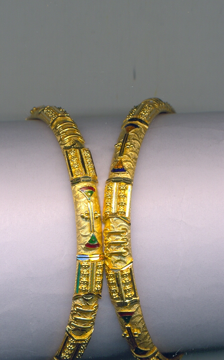 GOLD BANGLE PLAIN FANCY