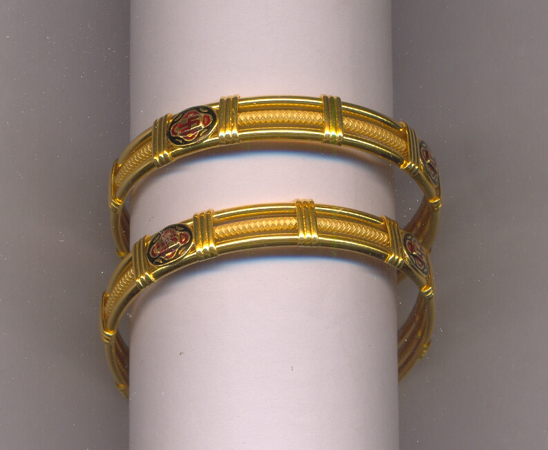 GOLD BANGLE PLAIN FANCY