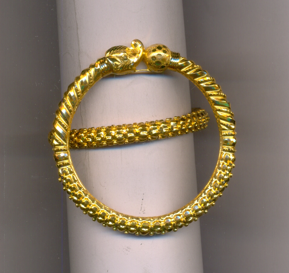 GOLD BANGLE PLAIN FANCY