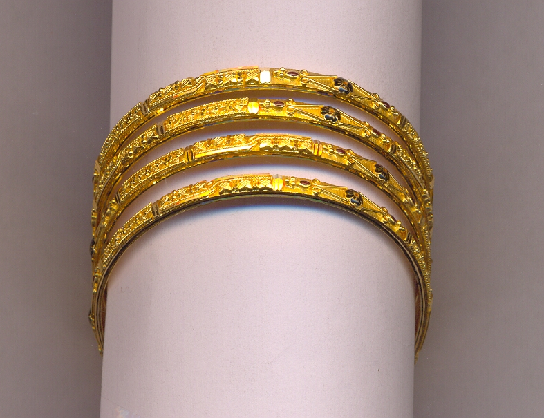 GOLD BANGLE PLAIN FANCY