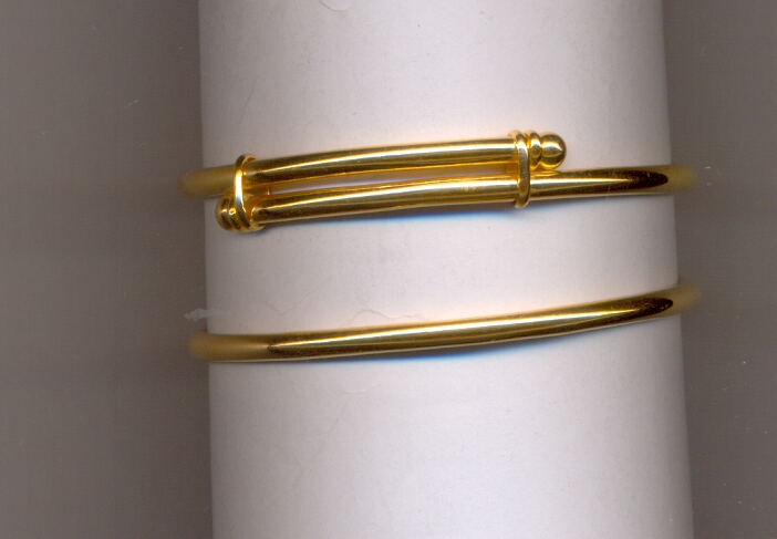 GOLD BANGLE PLAIN FANCY