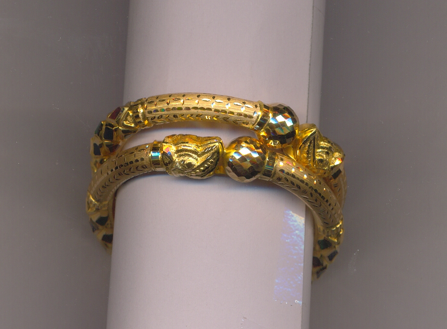 GOLD BANGLE PLAIN FANCY