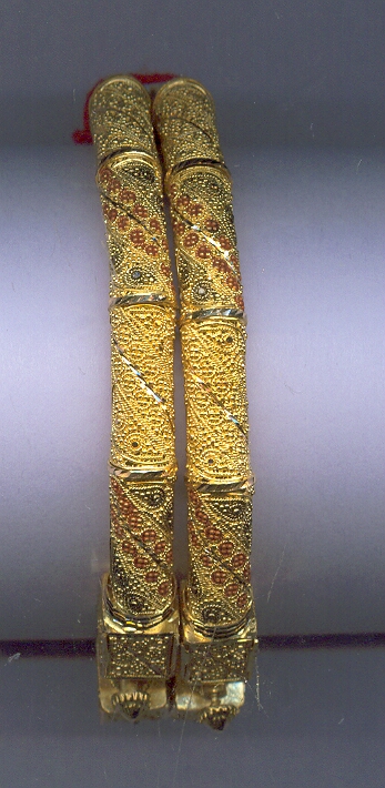 GOLD BANGLE PLAIN FANCY