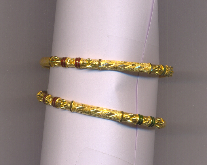 GOLD BANGLE PLAIN FANCY