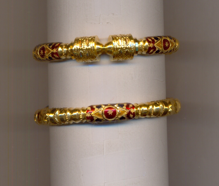 GOLD BANGLE PLAIN FANCY