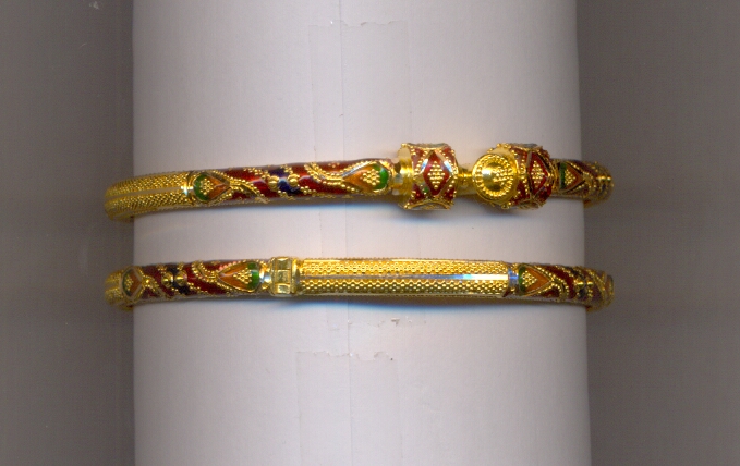 GOLD BANGLE PLAIN FANCY