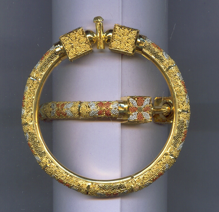 GOLD BANGLE PLAIN FANCY