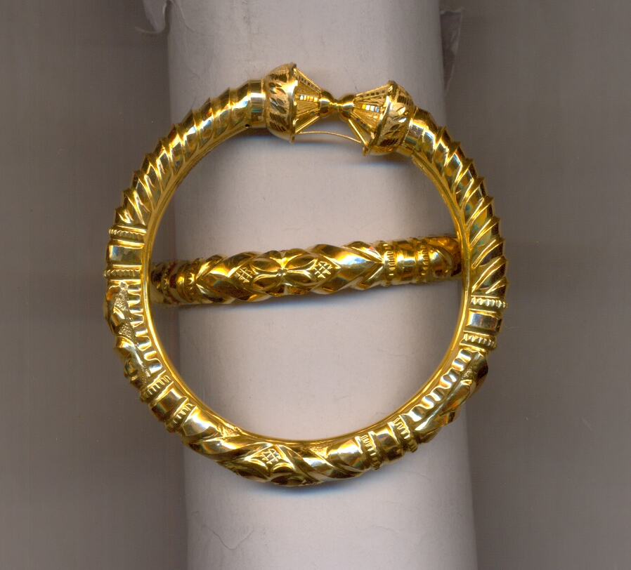 GOLD BANGLE PLAIN FANCY
