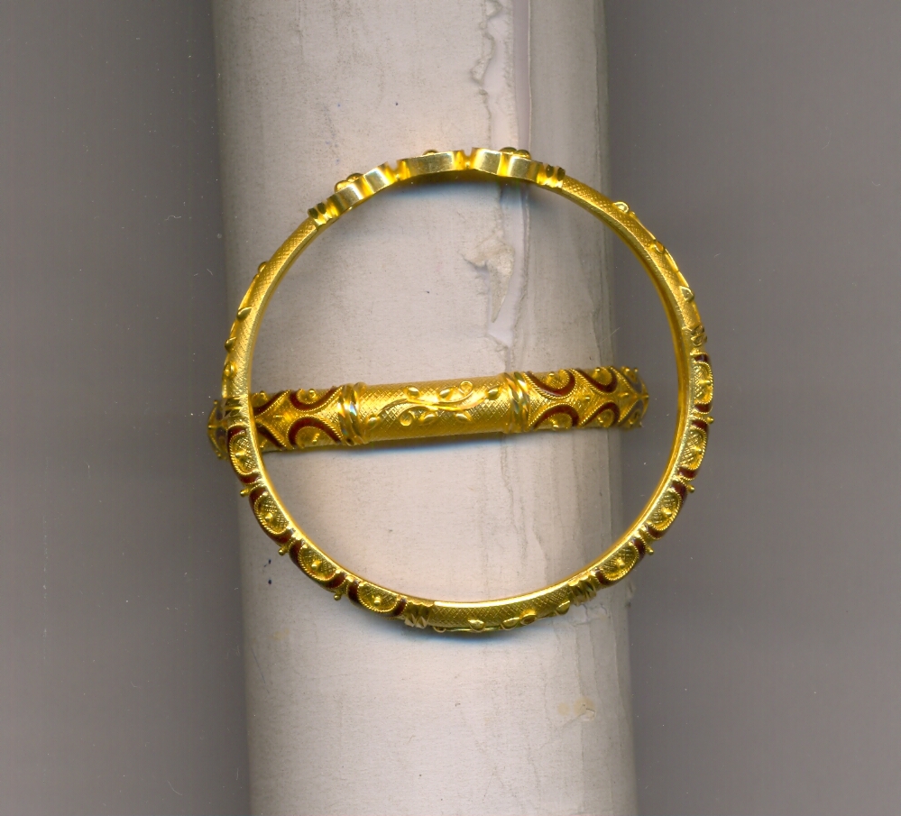 GOLD BANGLE PLAIN FANCY