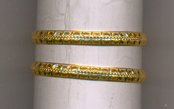 GOLD BANGLE PLAIN FANCY