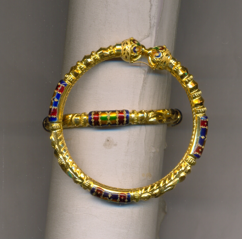 GOLD BANGLE PLAIN FANCY