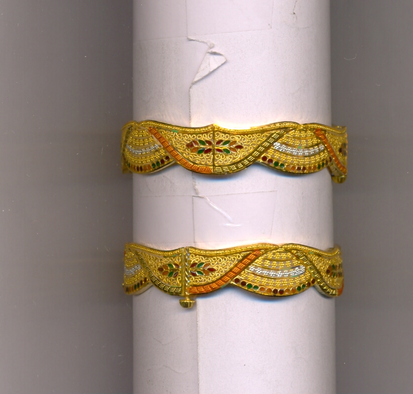 GOLD BANGLE PLAIN FANCY