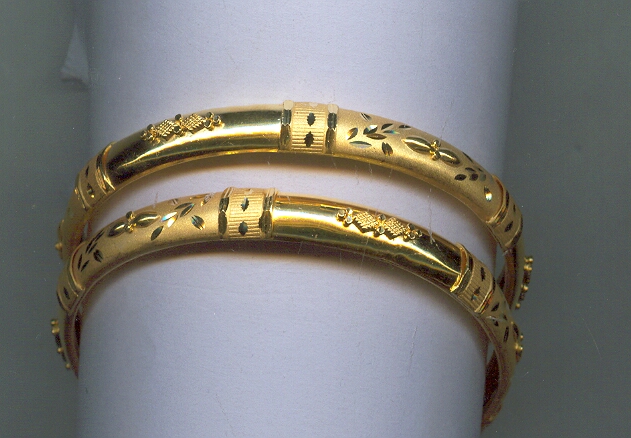 GOLD BANGLE PLAIN FANCY