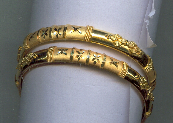 GOLD BANGLE PLAIN FANCY