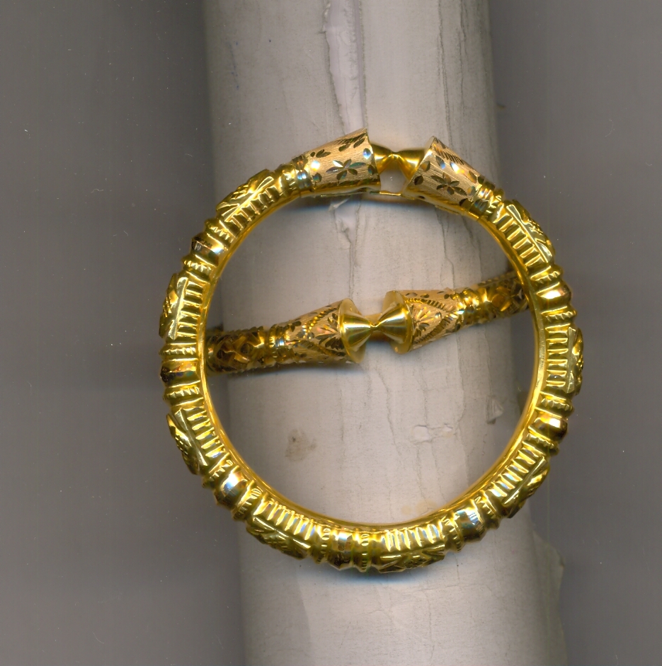 GOLD BANGLE PLAIN FANCY