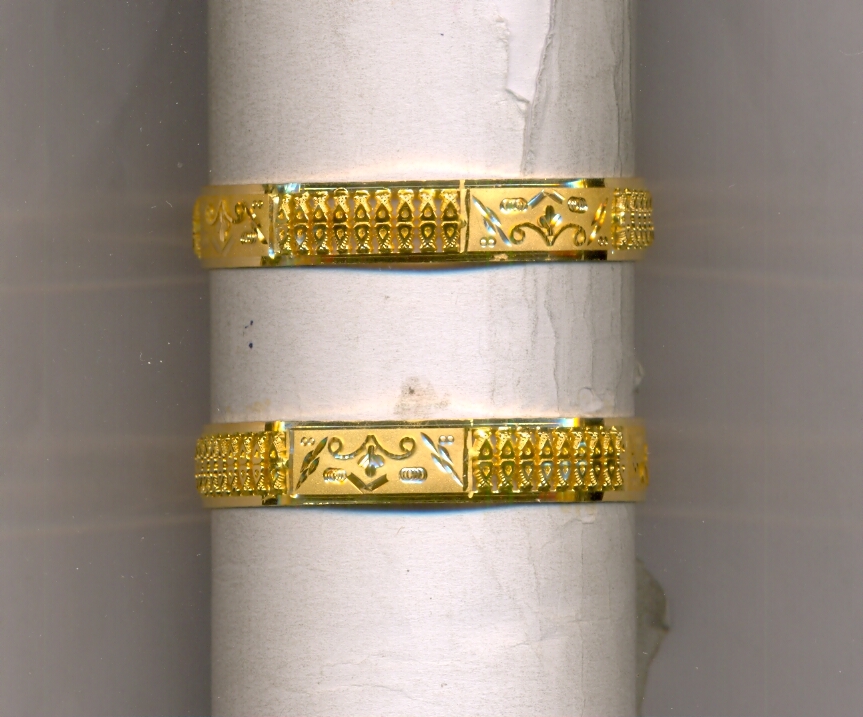 GOLD BANGLE PLAIN FANCY