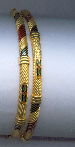 GOLD BANGLE PLAIN FANCY