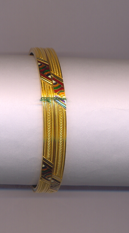 GOLD BANGLE PLAIN FANCY