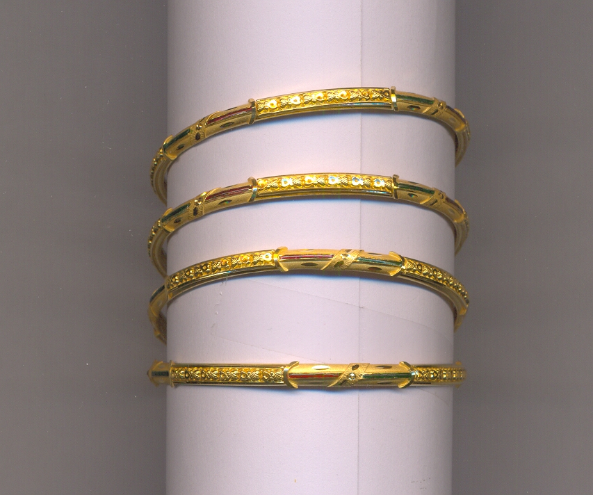 GOLD BANGLE PLAIN FANCY
