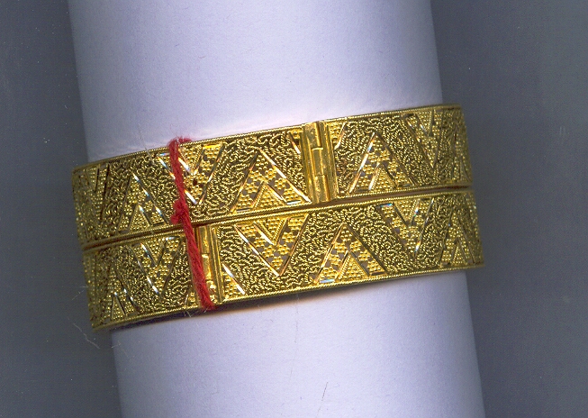 GOLD BANGLE PLAIN FANCY