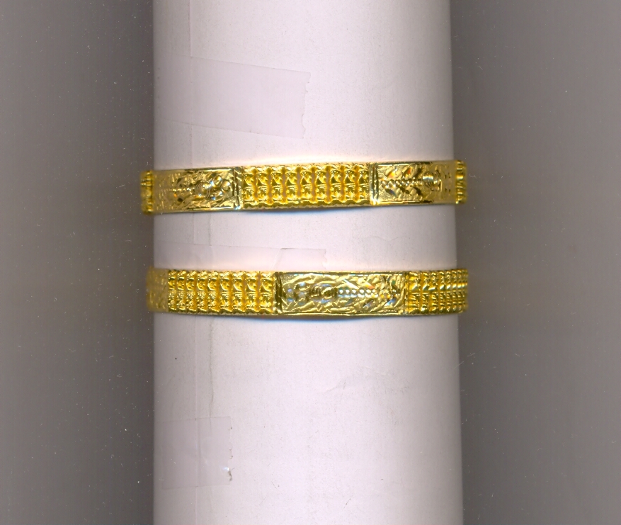 GOLD BANGLE PLAIN FANCY