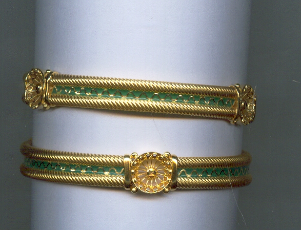 GOLD BANGLE PLAIN FANCY