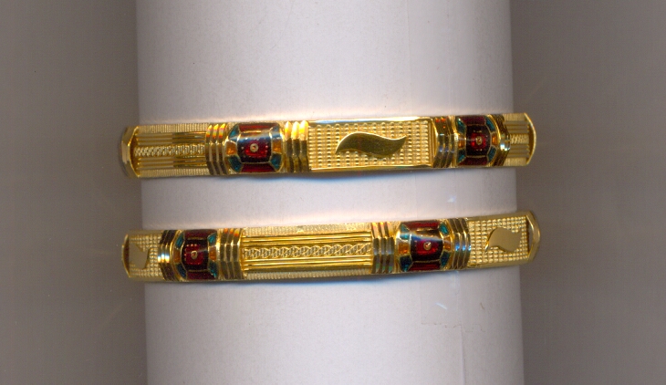 GOLD BANGLE PLAIN FANCY
