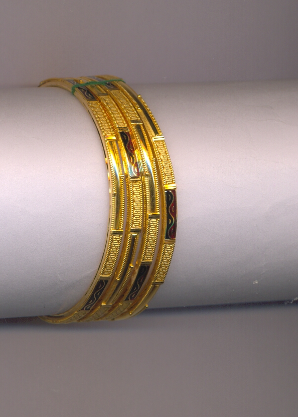 GOLD BANGLE PLAIN FANCY