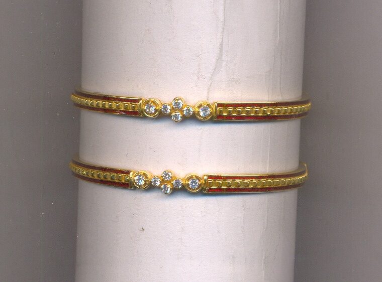 GOLD BANGLE PLAIN FANCY
