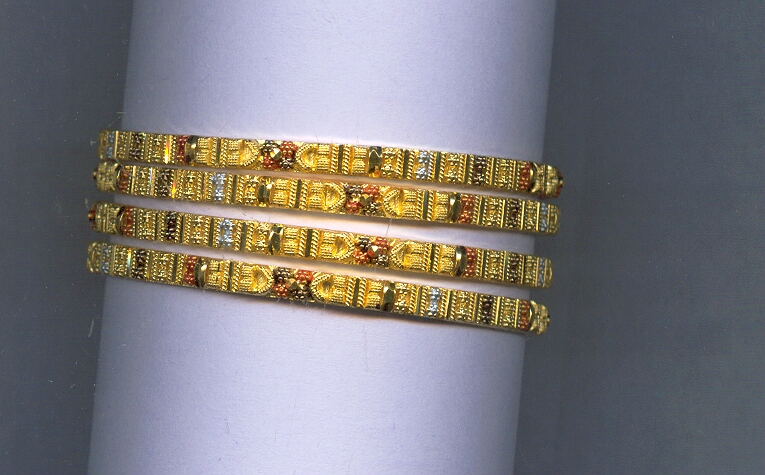 GOLD BANGLE PLAIN FANCY