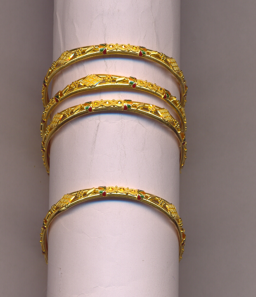 GOLD BANGLE PLAIN FANCY