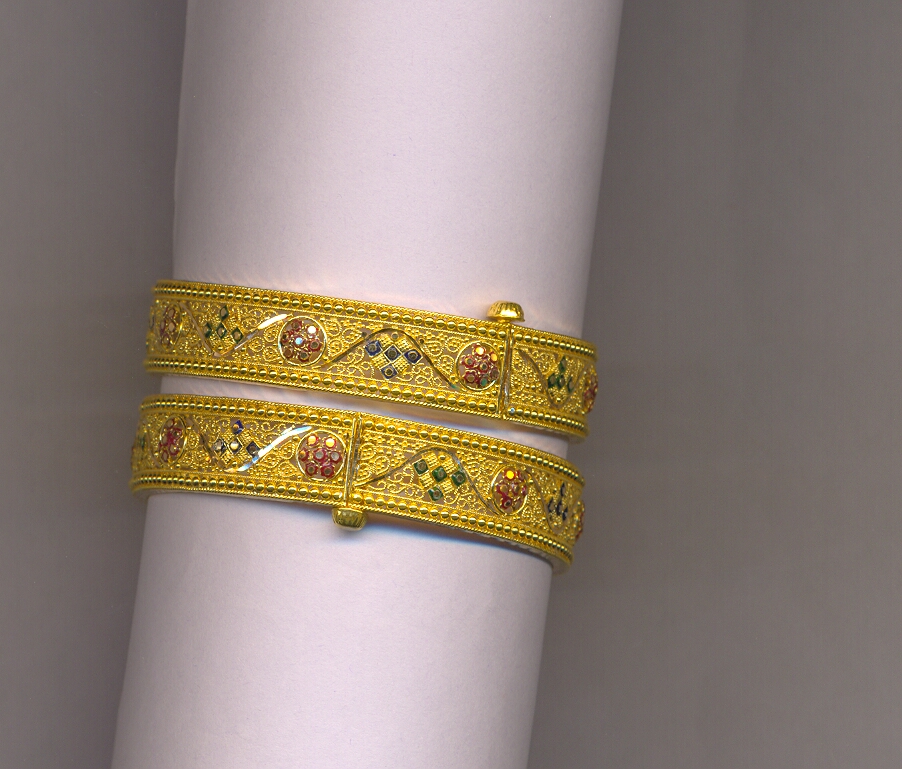 GOLD BANGLE PLAIN FANCY
