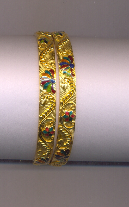 GOLD BANGLE PLAIN FANCY