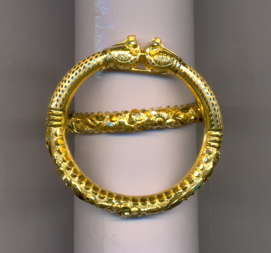 GOLD BANGLE PLAIN FANCY