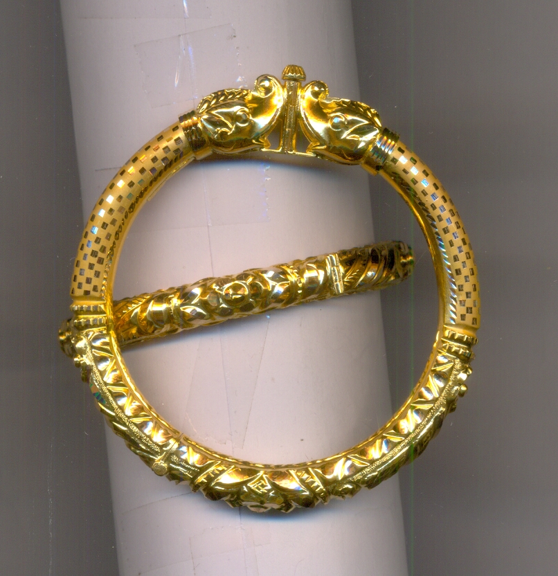 GOLD BANGLE PLAIN FANCY