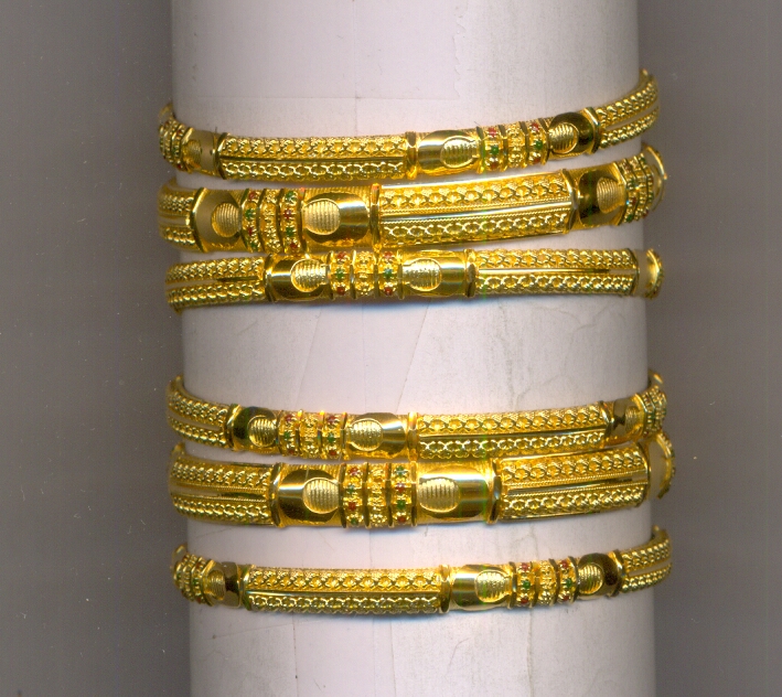 GOLD BANGLE PLAIN FANCY