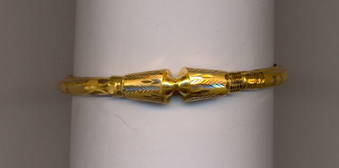 GOLD BANGLE PLAIN FANCY