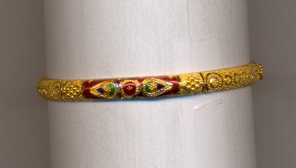 GOLD BANGLE PLAIN FANCY
