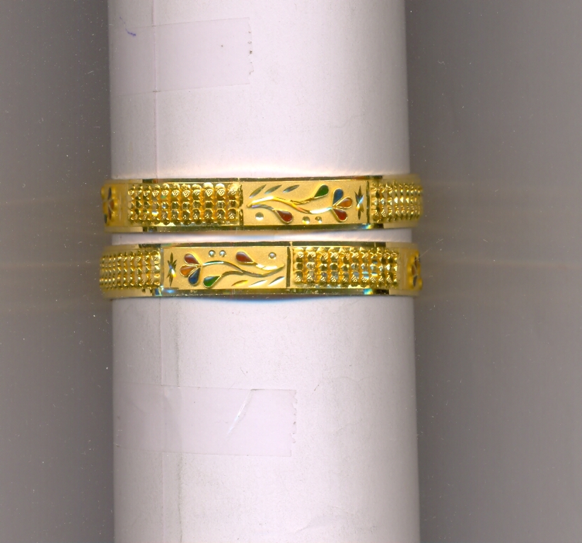 GOLD BANGLE PLAIN FANCY