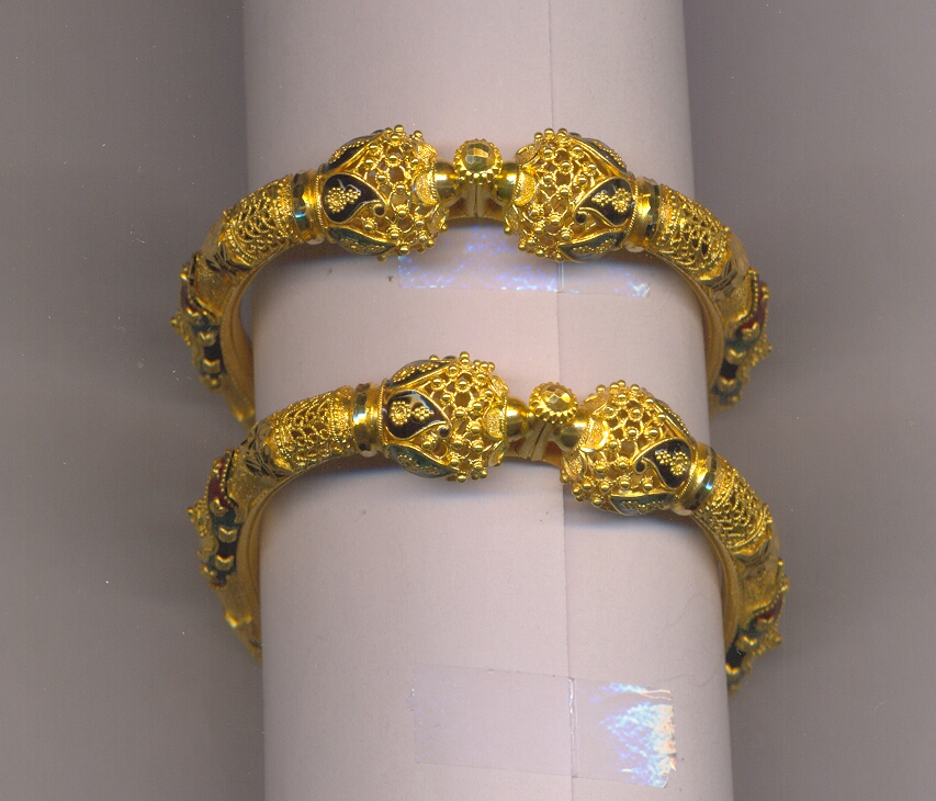 GOLD BANGLE PLAIN FANCY