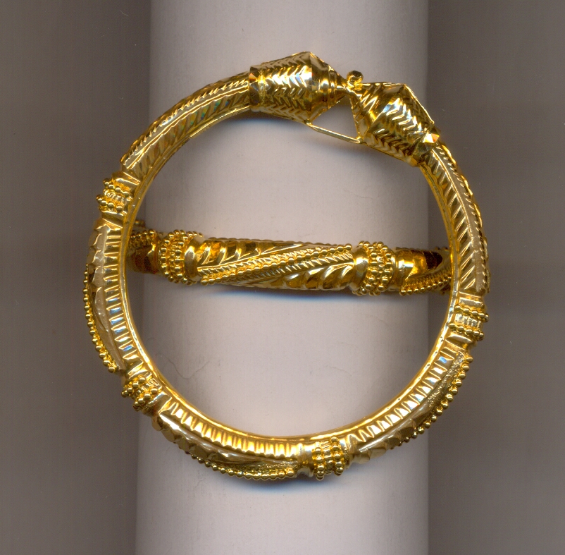 GOLD BANGLE PLAIN FANCY
