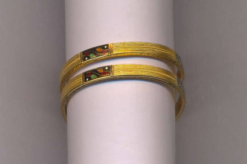 GOLD BANGLE PLAIN FANCY