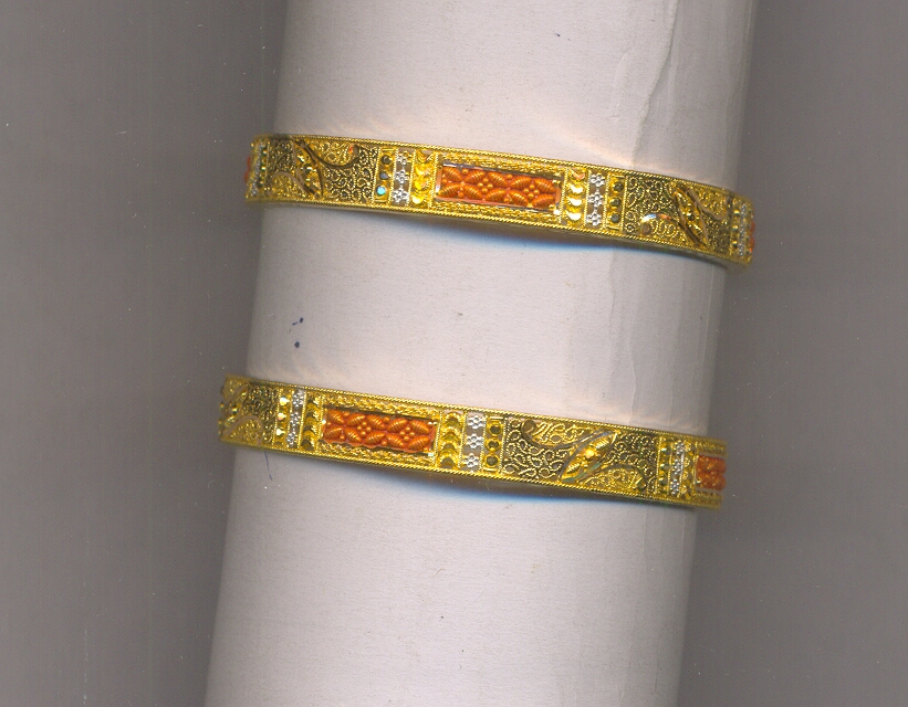 GOLD BANGLE PLAIN FANCY