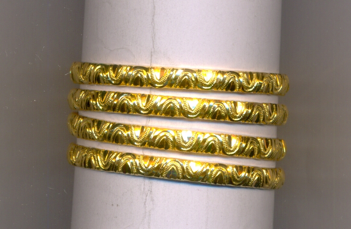 GOLD BANGLE PLAIN FANCY