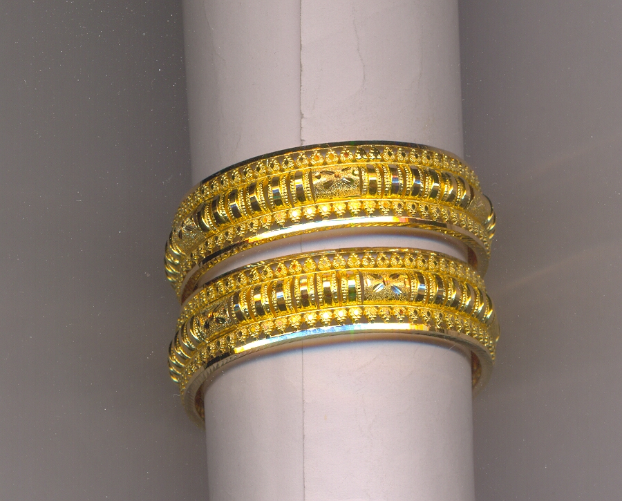GOLD BANGLE PLAIN FANCY